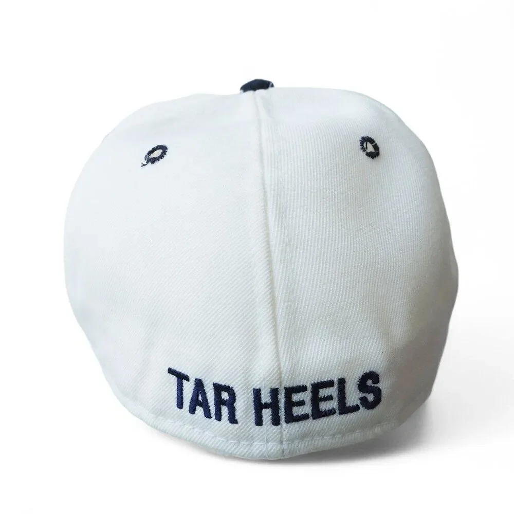 DeLong Vintage 90s UNC Carolina Tar Heels Interlocking Logo Fitted Hat‎ 7 1/4